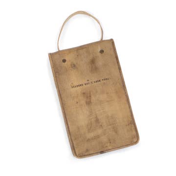 reasons why i love you - hanging leather journal