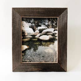 reclaimed wood wide frame 8x10