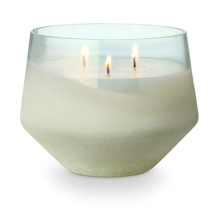 sea salt candle in baltic glass