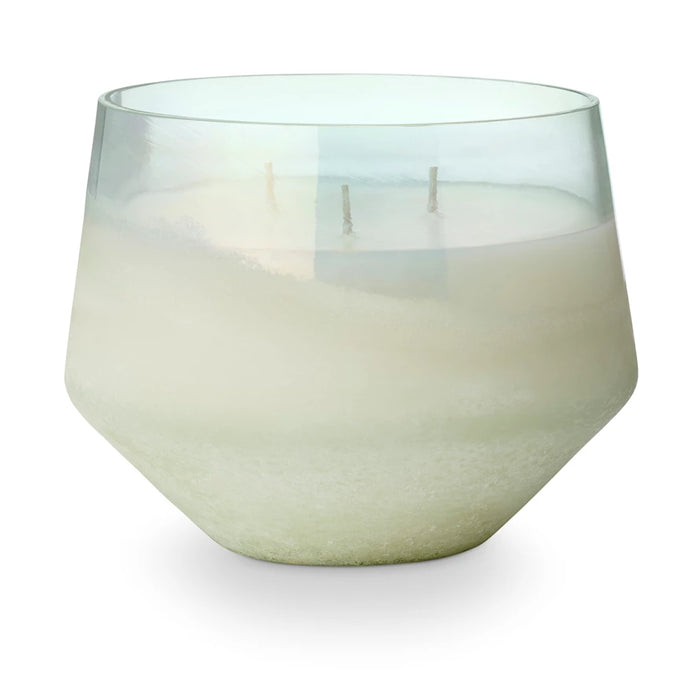 sea salt candle in baltic glass