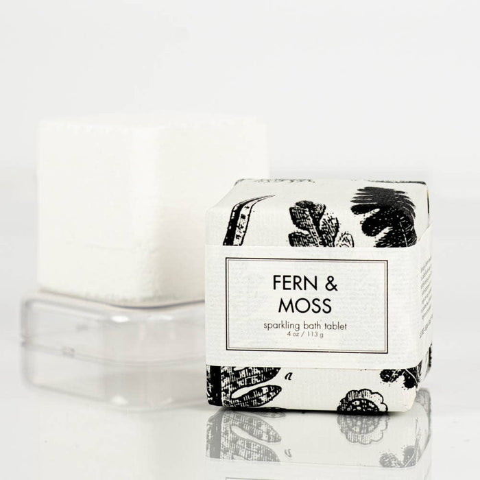 fern + moss sparkling bath tablet