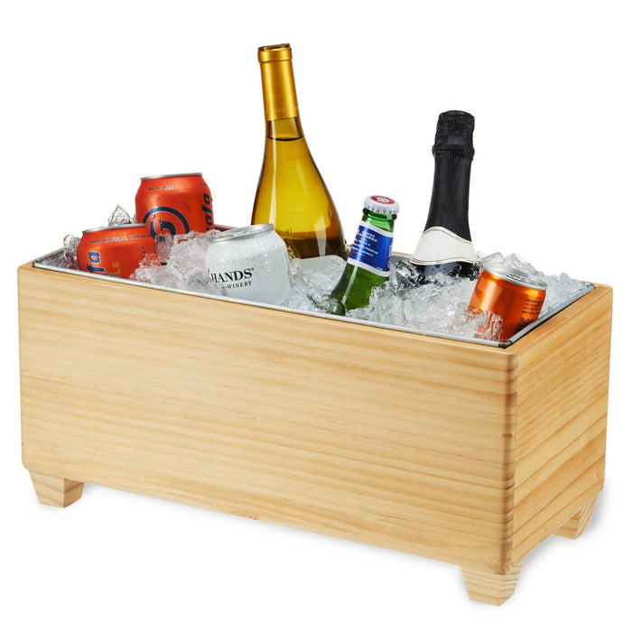 wooden beverage tub