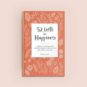52 lists for happiness journal