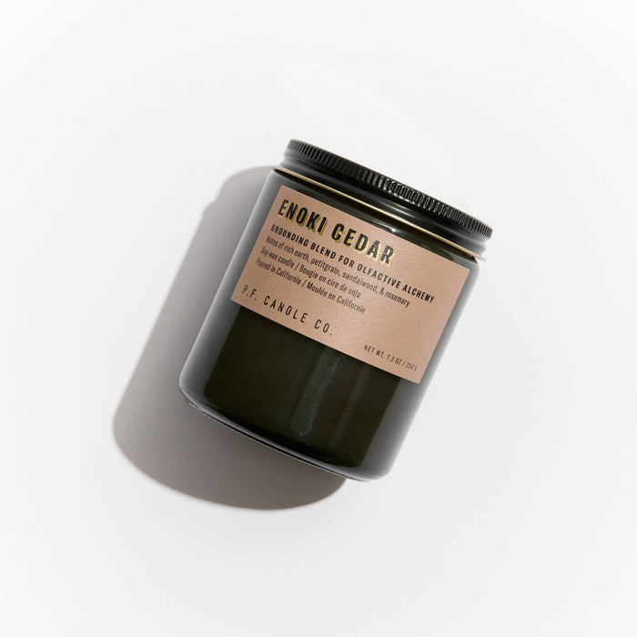 enoki cedar candle