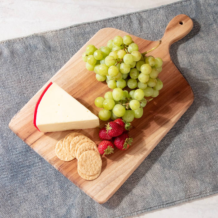 teak charcuterie board