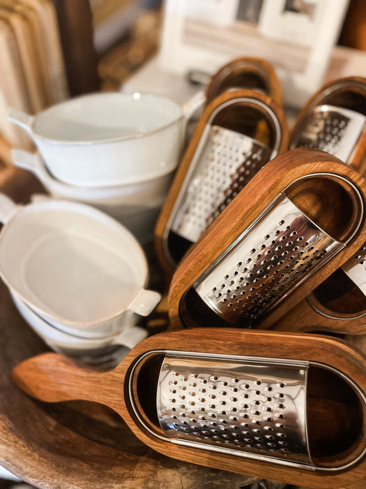 wood handle cheese grater