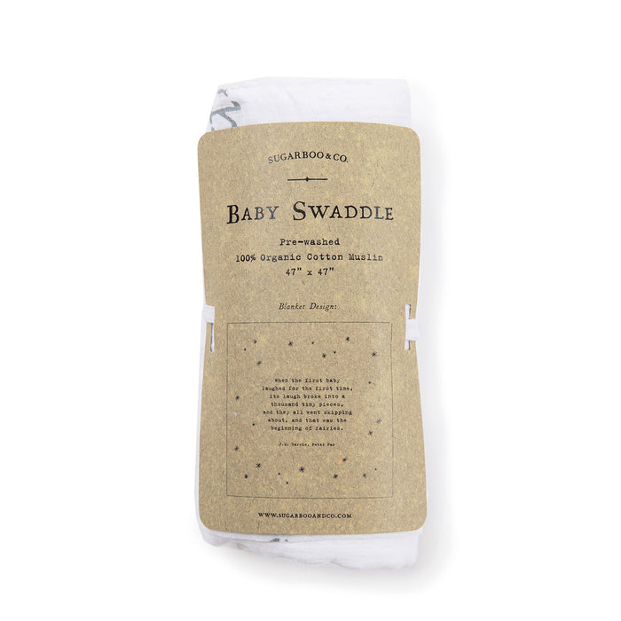 baby swaddle blanket - "peter pan"