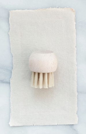 beech wood vegetable brush