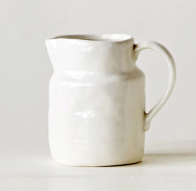 stoneware vintage pitcher