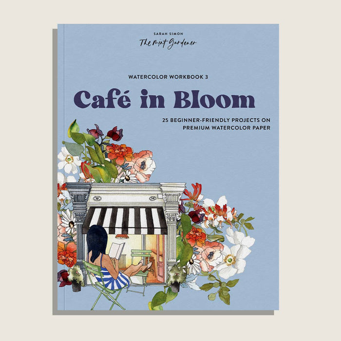 watercolor workbook - café in bloom
