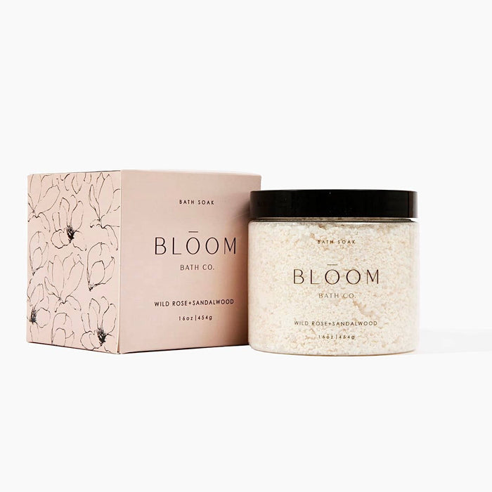 bloom wild rose bath soak