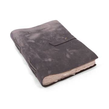 ash oiled leather journal