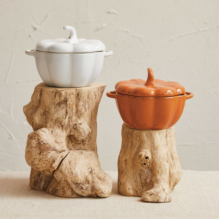 Stoneware Pumpkin baker
