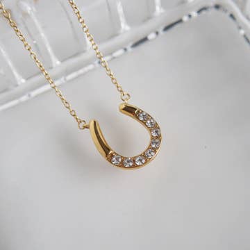 horseshoe necklace