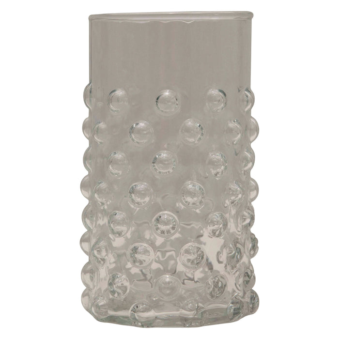 hobnail drinking glass
