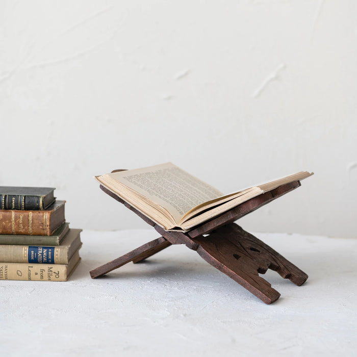 wood book holder