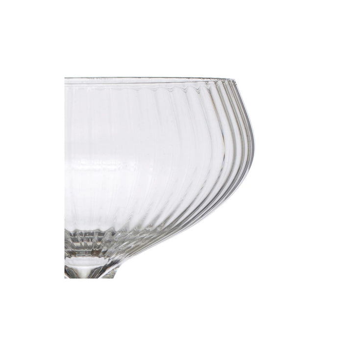 stemmed coupe glasses