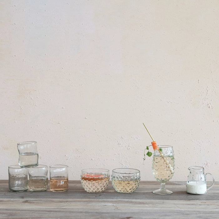 hobnail cocktail glass