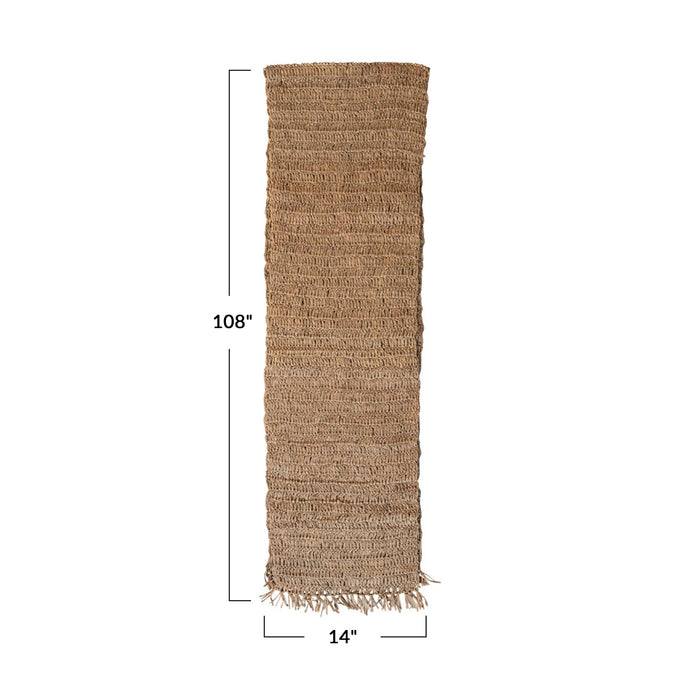 raffia table runner