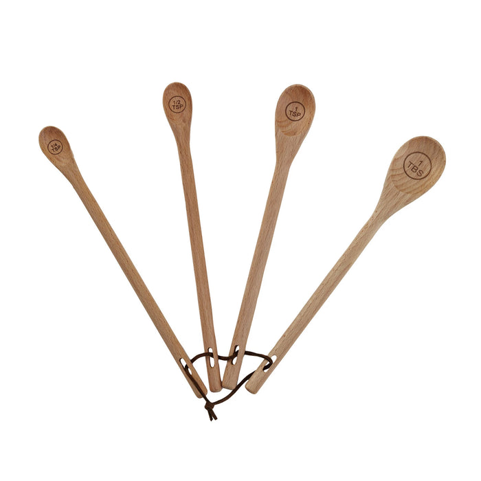 beechwood measuring spoons