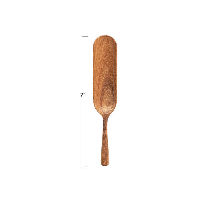 carved wood spoon