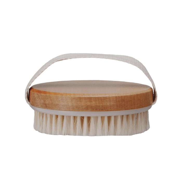 cherry wood body brush