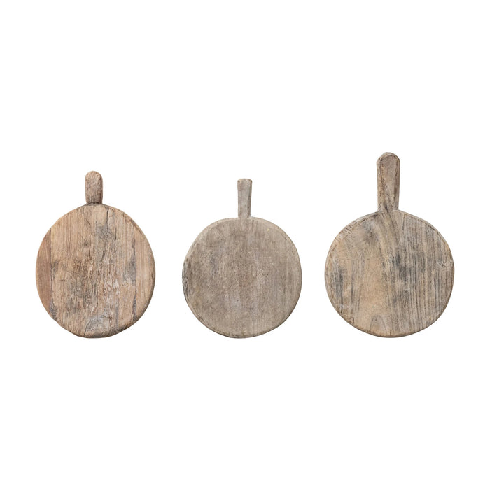 wood vintage round board