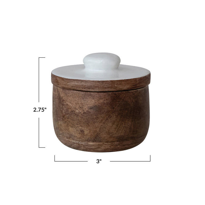 wood pinch pot