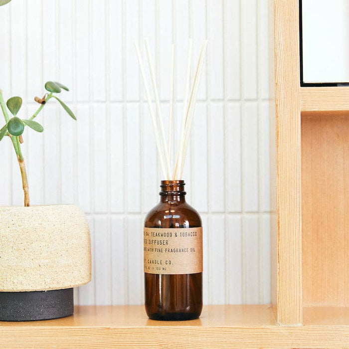 teakwood & tobacco - 3.5 oz reed diffuser