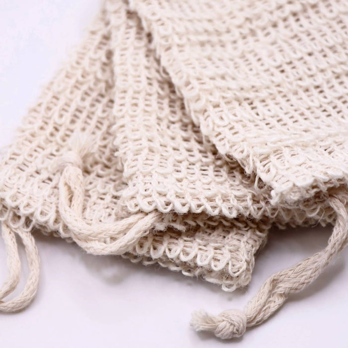 exfoliating soap pouch