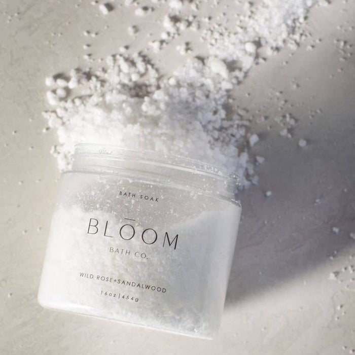 bloom wild rose bath soak