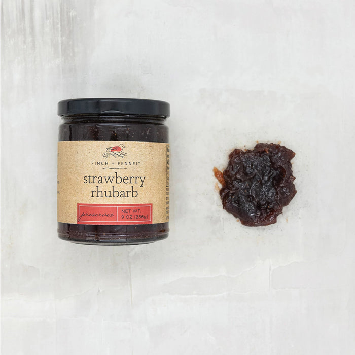 strawberry rhubarb preserves