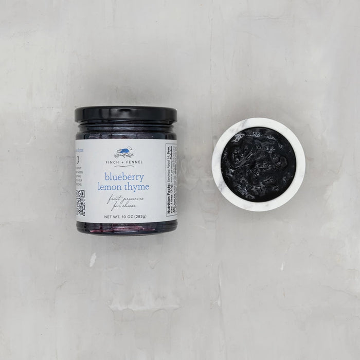 blueberry lemon thyme fruit preserves