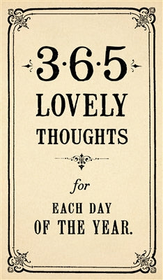 365 lovely thoughts notepad