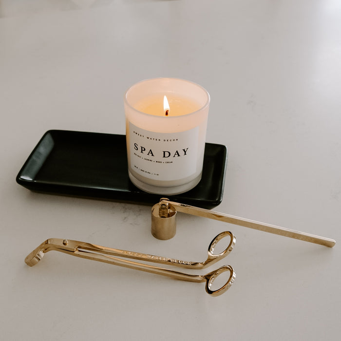 stoneware tray- matte black