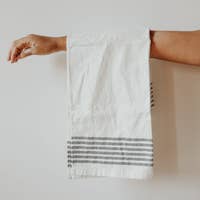 horizontal tea towel, 6 stripes