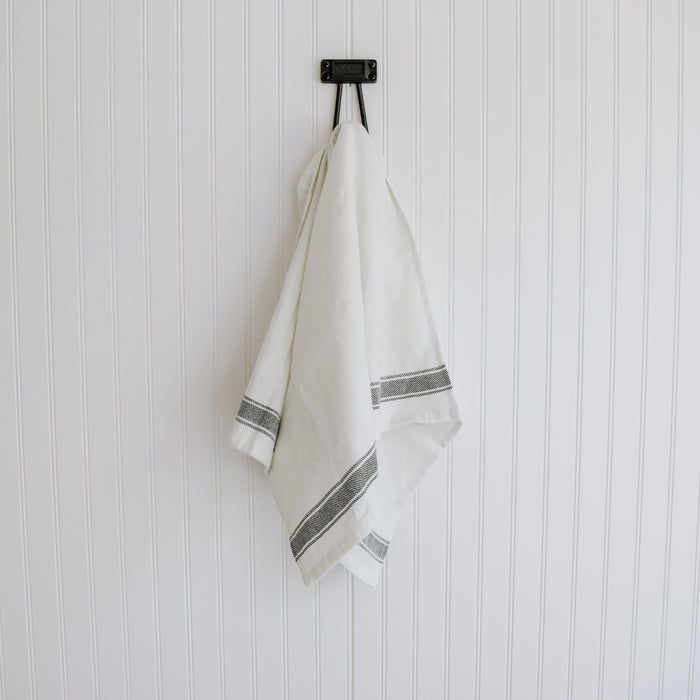 horizontal stripped tea towel
