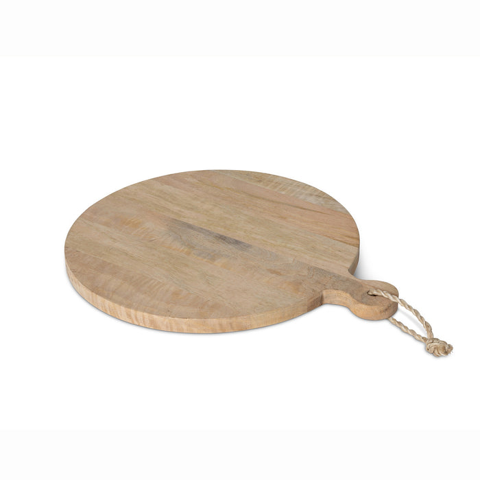 wood charcuterie board - large round