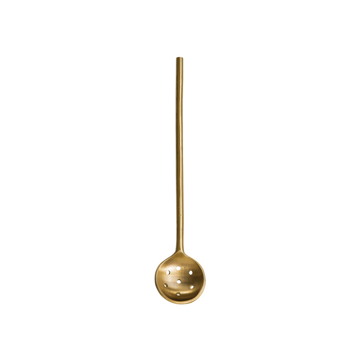 brass olive spoon