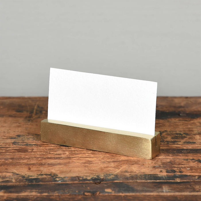 cast iron rectangle bar place card holder