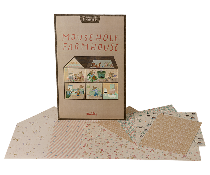 maileg farmhouse wallpaper
