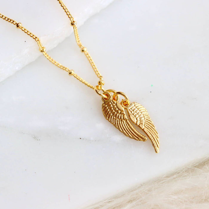 angel wings necklace
