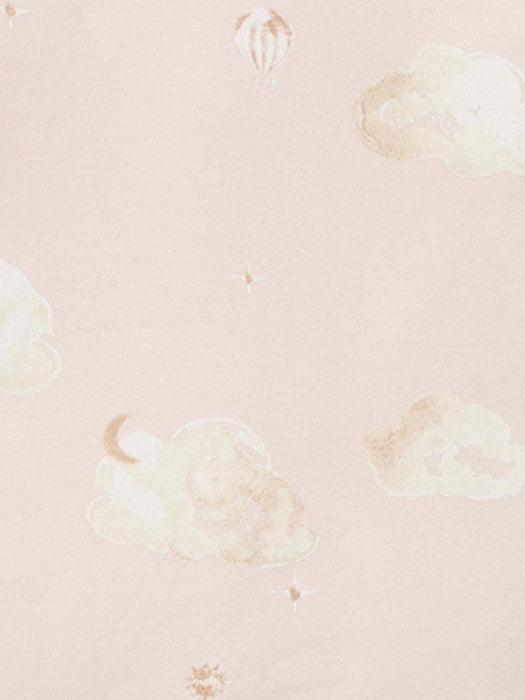 night sky baby onesie pink
