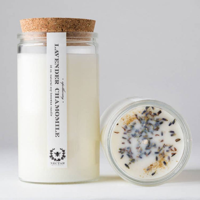 lavender chamomile apothecary candle