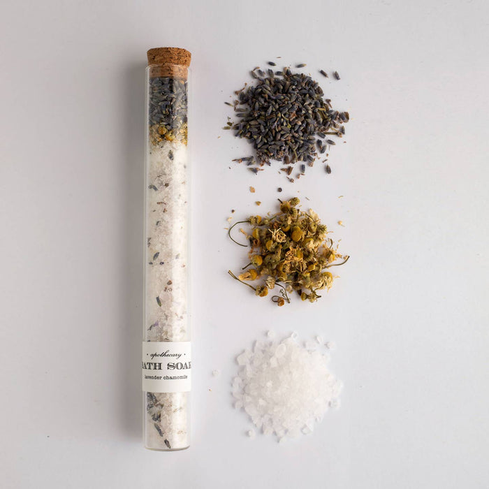 lavender chamomile bath soak tube