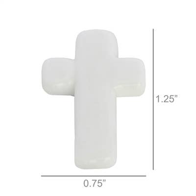 tiny glass cross