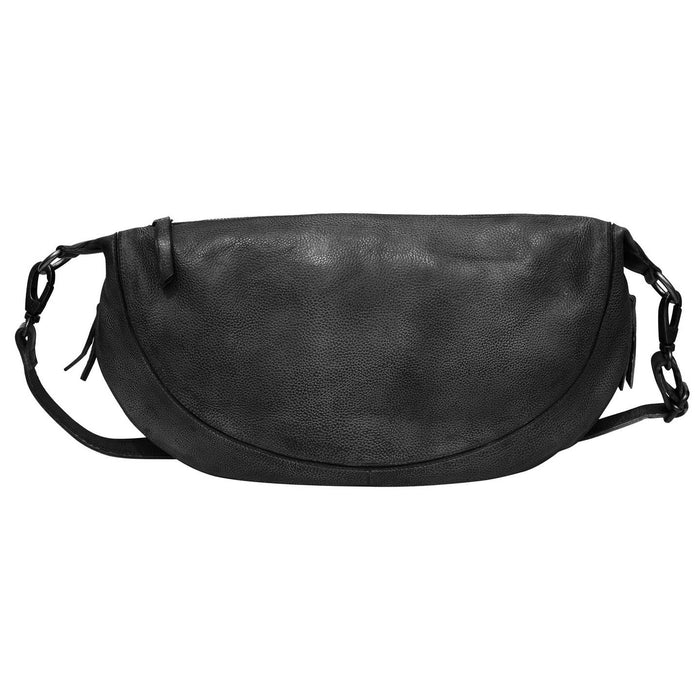 callie leather crossbody bag, black