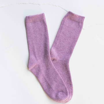 winter wool, cashmere blend sock, multiple colors