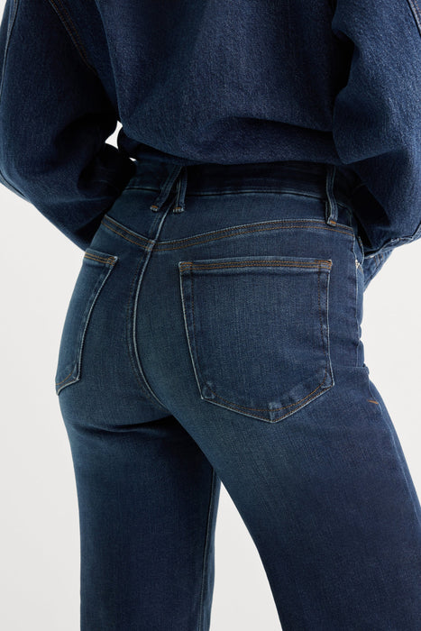 good american, good true straight jean