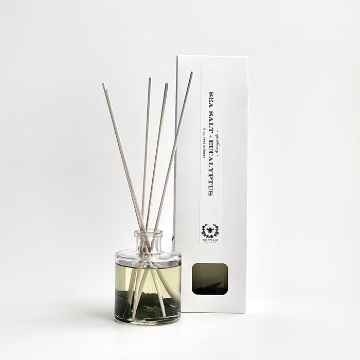 sea salt + eucalyptus reed diffuser